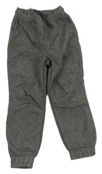 Šedé melírované softshellové kalhoty Kiki&Koko