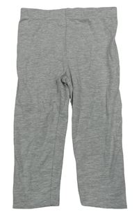 Šedé melírované legíny 