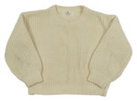Smetanový pletený svetr H&M