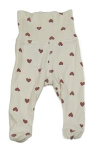 Smetanové polodpuky se srdíčky H&M