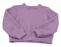 Fialový oversize svetr M&S