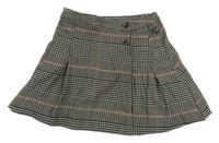 Černo-béžovo-růžová vzorovaná sukně H&M