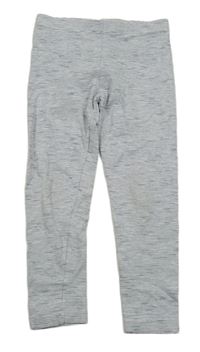 Bílo-tmavomodré pruhované legíny George