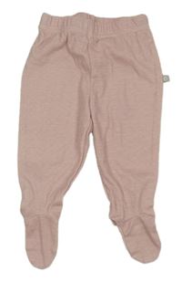 Růžovo-bílé pruhované polodupky Liegelind