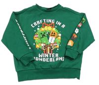 Zelená mikina - Minecraft 