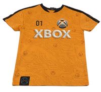 Oranžovo-černé sportovní tričko - Xbox Primark