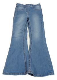 Světlemodré flare džegíny 