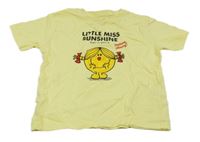 Žluté tričko s Little Miss