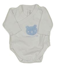 Bílé zavinovací body s medvídkem C&A