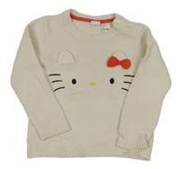 Béžový svetr s Hello Kitty H&M