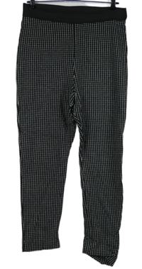 Dámské černo-bílé kostkované tregíny TU 