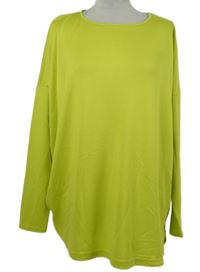 Dámské limetkové úpletové triko New Look 