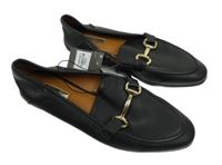 Nové - Dámské černé koženkové mokasíny Primark vel. 38