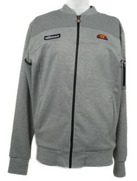 Pánská šedá sportovní propínací mikina Ellesse 