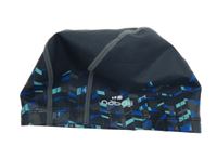 Pánská tmavomodrá vzorovaná gumová plavecká čepice Nabaiji 