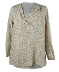 Dámská béžovo-černá vzorovaná halenka Dixie 