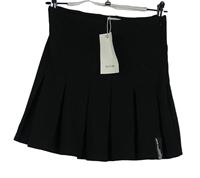 Nové - Dámská černá skládaná sukně Bershka 