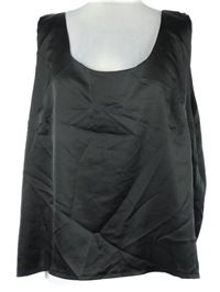 Dámský černý saténový top Boohoo