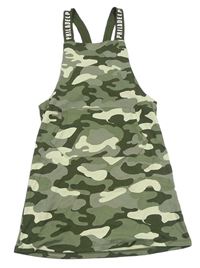 Army laclové šaty s nápisem 