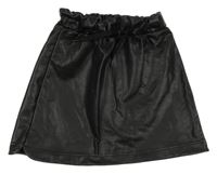 Černá koženková sukně Zeeman