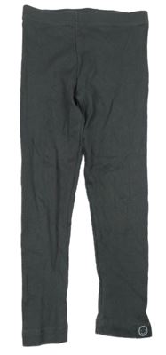 Šedé žebrované legíny George