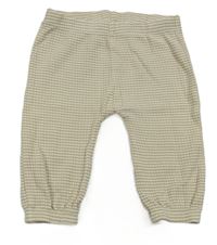 Béžovo-bílé pruhované žebrované tepláky Next