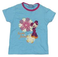 Světlemodré tričko s Minnie Disney 