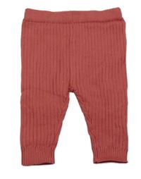 Růžové žebrované kamaše Nutmeg