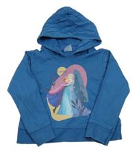 Modrá mikina s Elsou a kapucí Disney