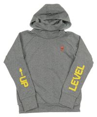 Šedá melírovaná mikina s kapucí Lego wear