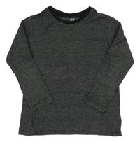 Černo-bílé proužkaté triko H&M