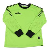 Neonově zelené sportovní triko s nápisem 