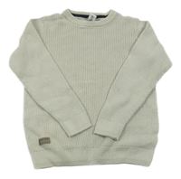 Šedý žebrovaný svetr Dopodopo