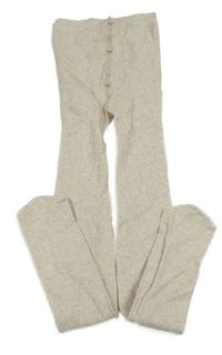 Světlebéžové punčocháče H&M