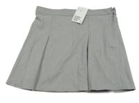 Nové - Šedá skládaná sukně H&M
