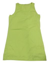 Neonově zelený dlouhý top 