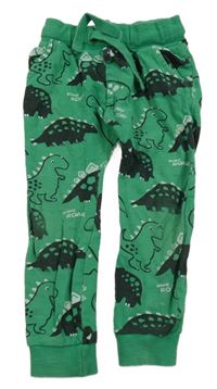 Zelené tepláky s dinosaury Next