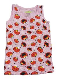 Světlerůžový top se Sesame Street  