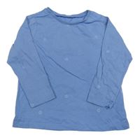 Modré triko s kytičkami George