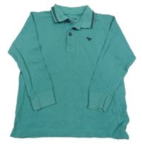 Zelené polo triko s dinosaurem Next 