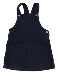 Tmavomodré třpytivé riflové laclové šaty F&F