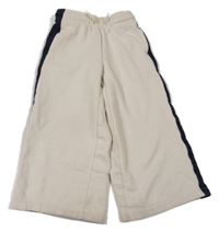 Smetanové culottes tepláky s proužkem M&S
