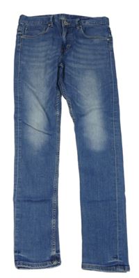 Modré skinny fit rifle H&M