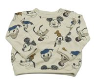 Smetanová mikina s Mickey s kamarády C&A
