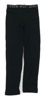 Černé spodní kalhoty s nápisy a číslem C&A