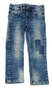 Modré plísňové skinny rifle POCOPIANO