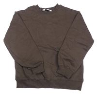 Tmavohnědá teplá mikina H&M