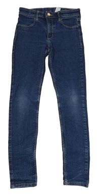 Modré skinny fit rifle zn. H&M