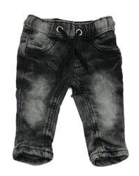 Černo-šedé teplákové rifle Zeeman