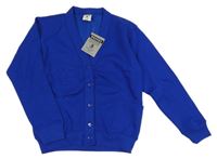 Nové - Safírová propínací mikina